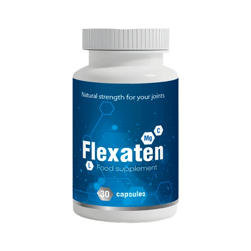 Flexaten — integratore in capsule per il benessere articolare, flacone da 30 capsule